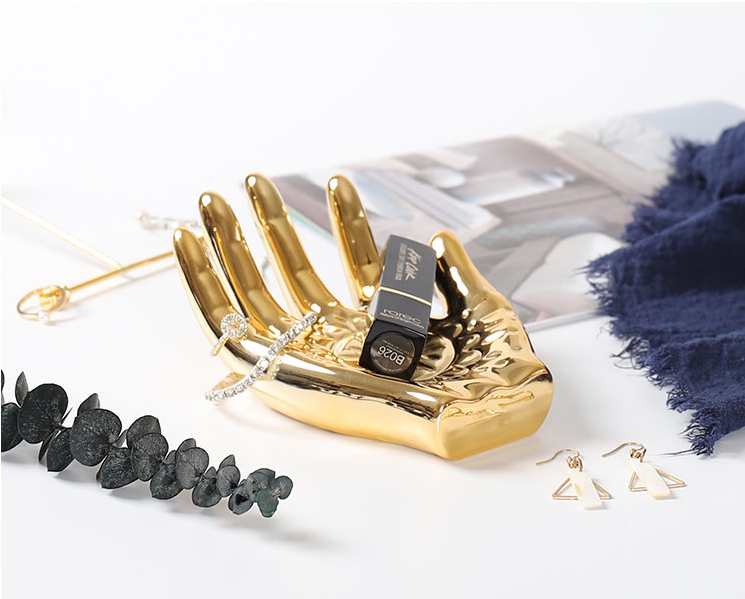 Golden Serenity Jewelry Tray