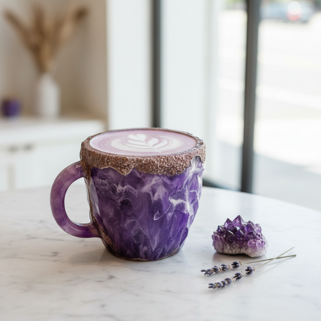 Amethyst Crystal Mug