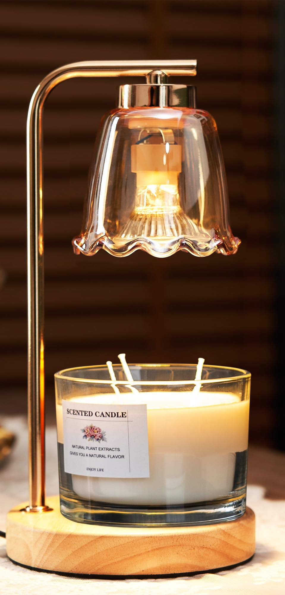 Golden Glow Candle Warmer