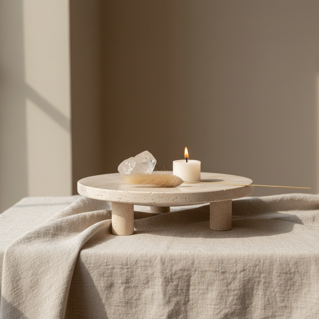 Wabi-Sabi Stone Display Tray